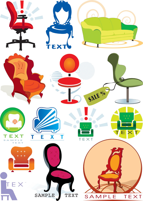 free vector Vector graphics theme chair